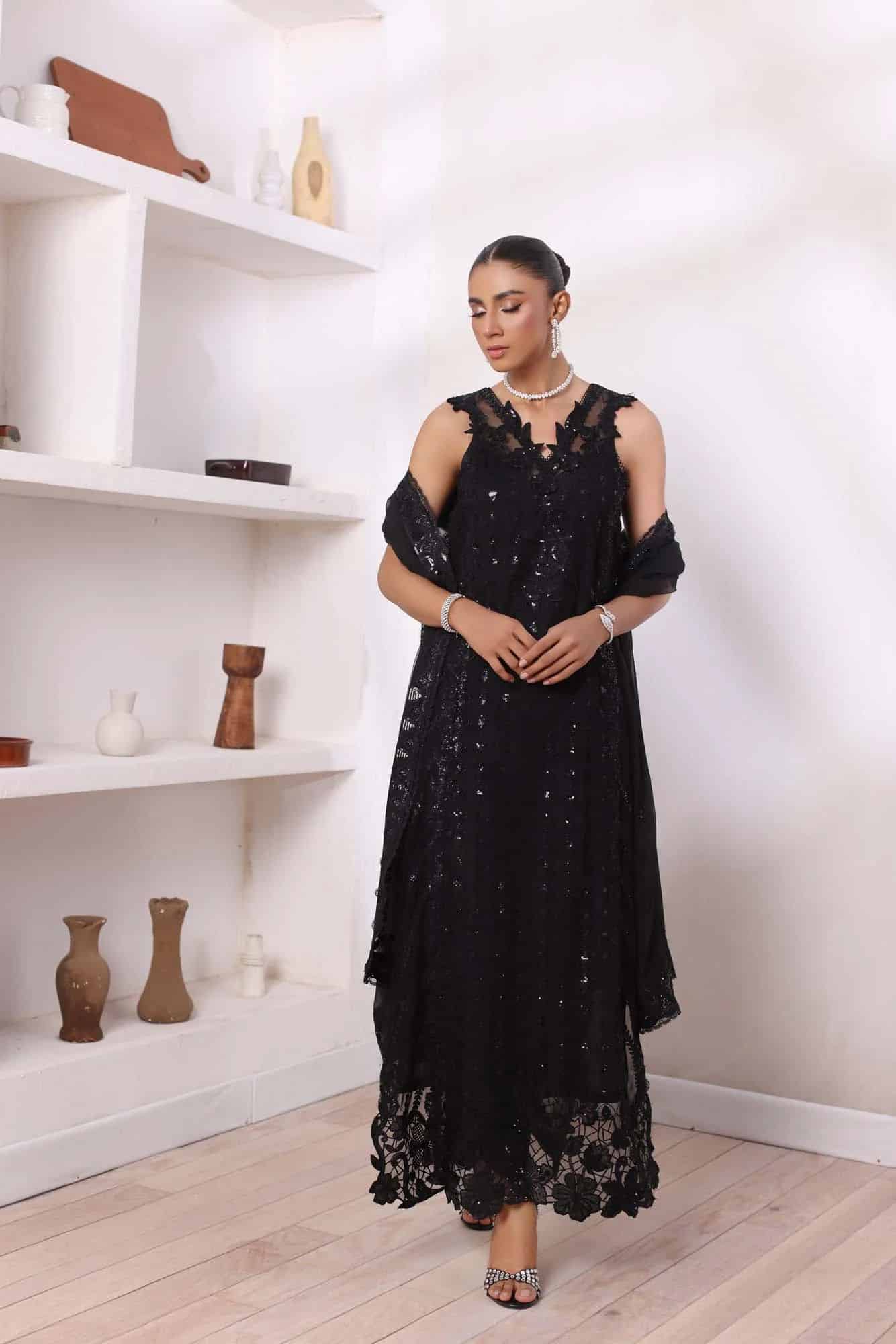 noor by Saadia Asad chiffon collection