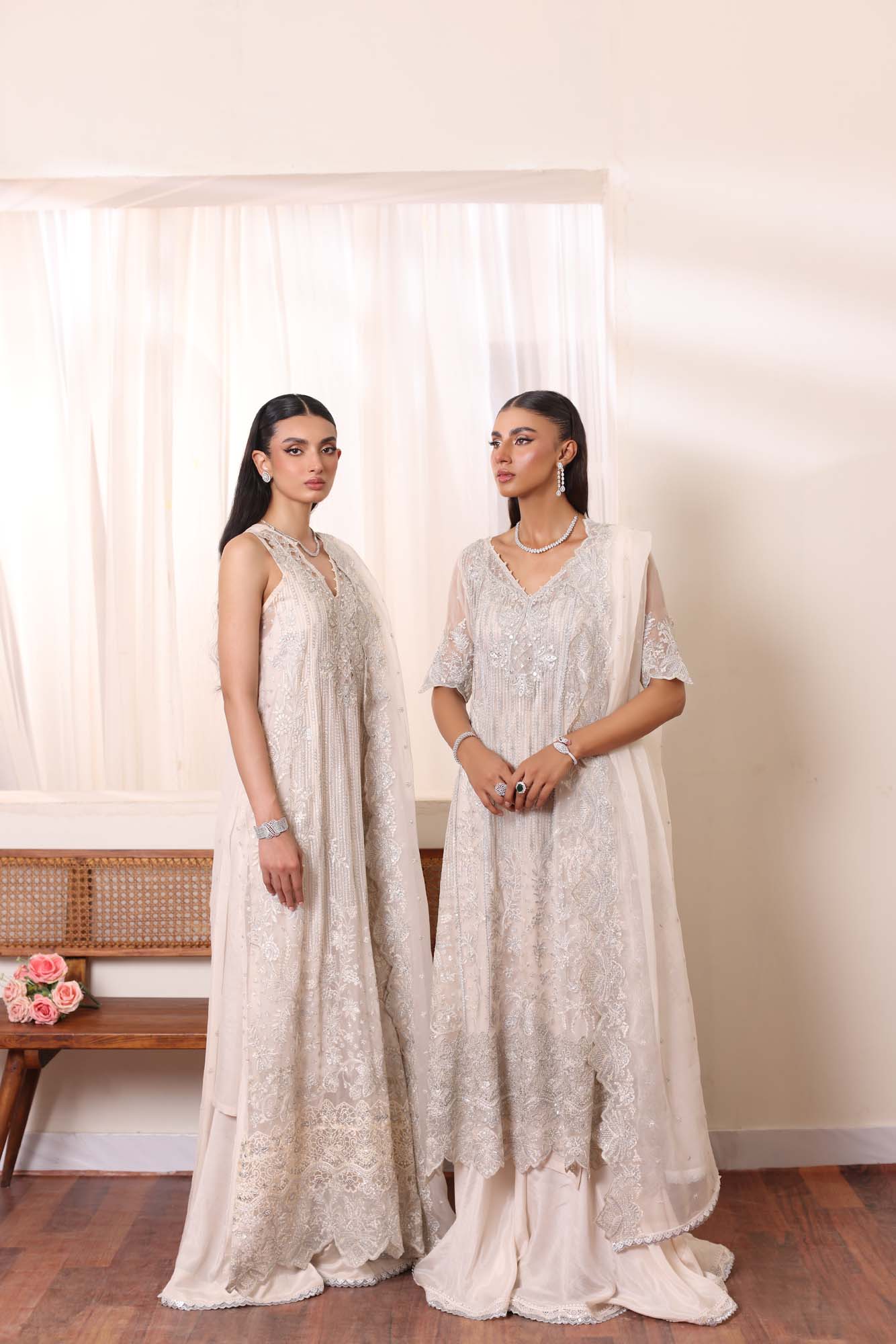 noor by Saadia Asad chiffon collection