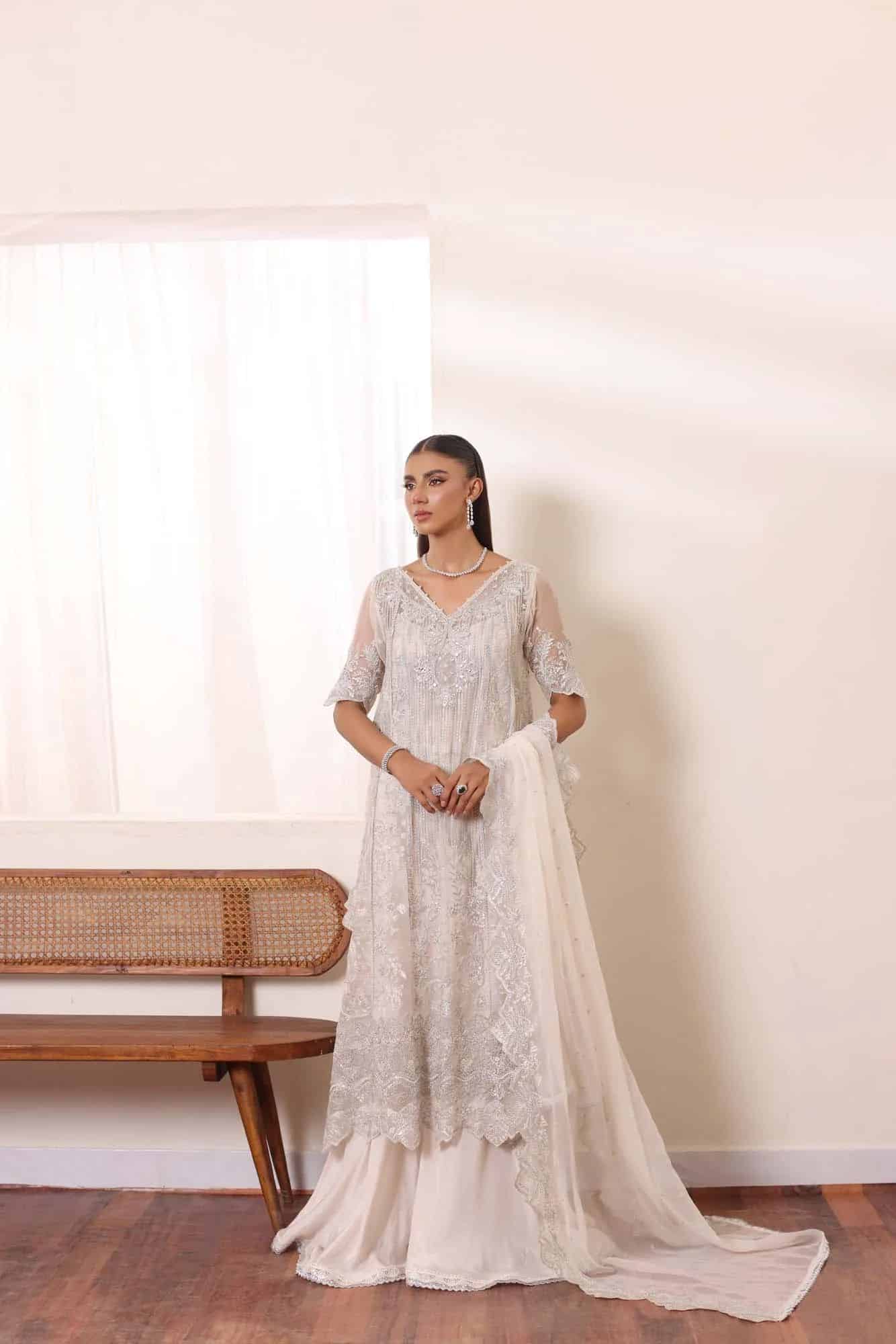 noor by Saadia Asad chiffon collection