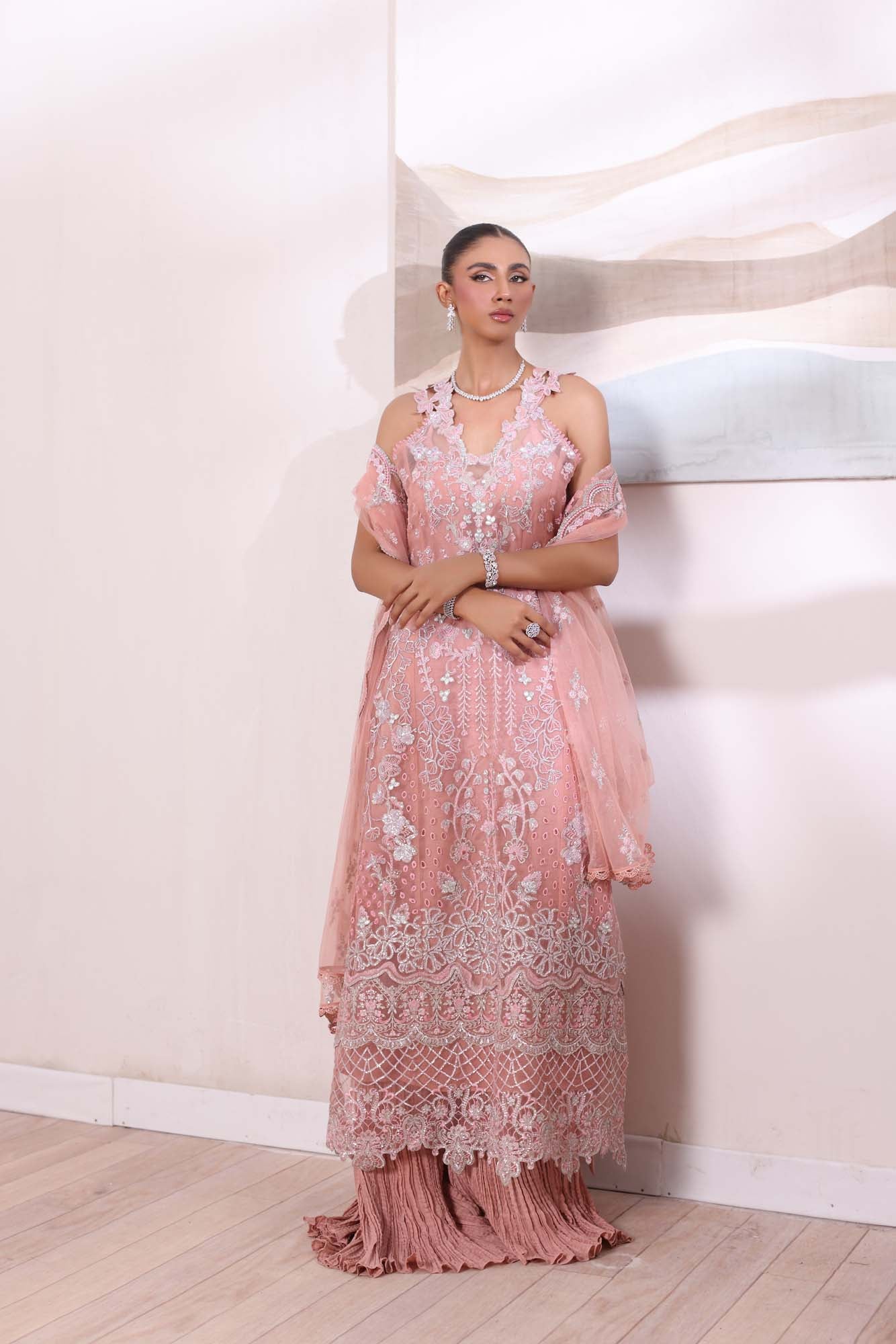 noor by Saadia Asad chiffon collection