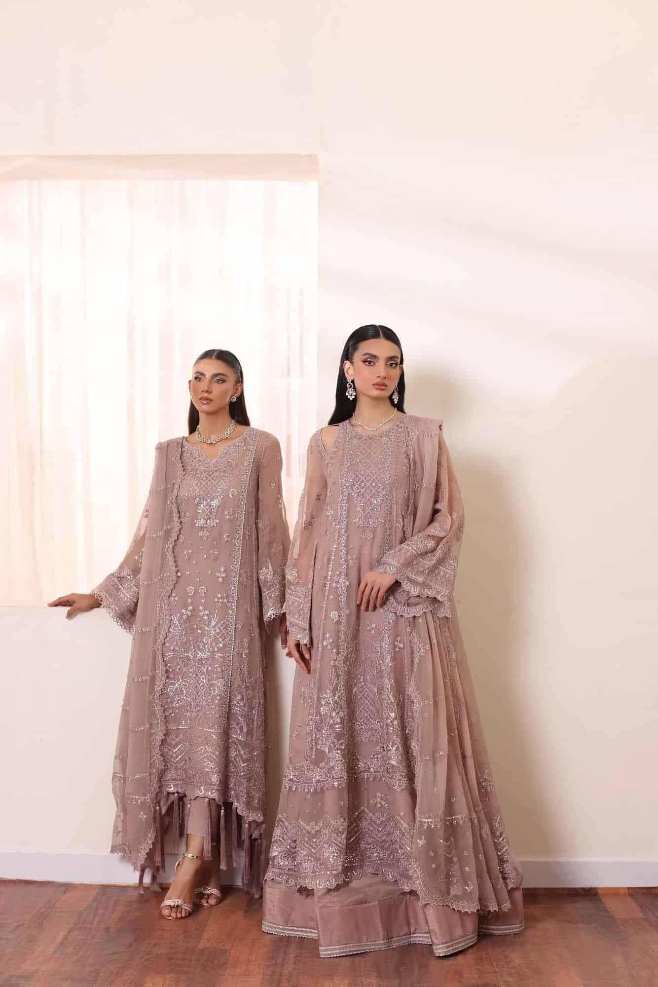 noor by Saadia Asad chiffon collection