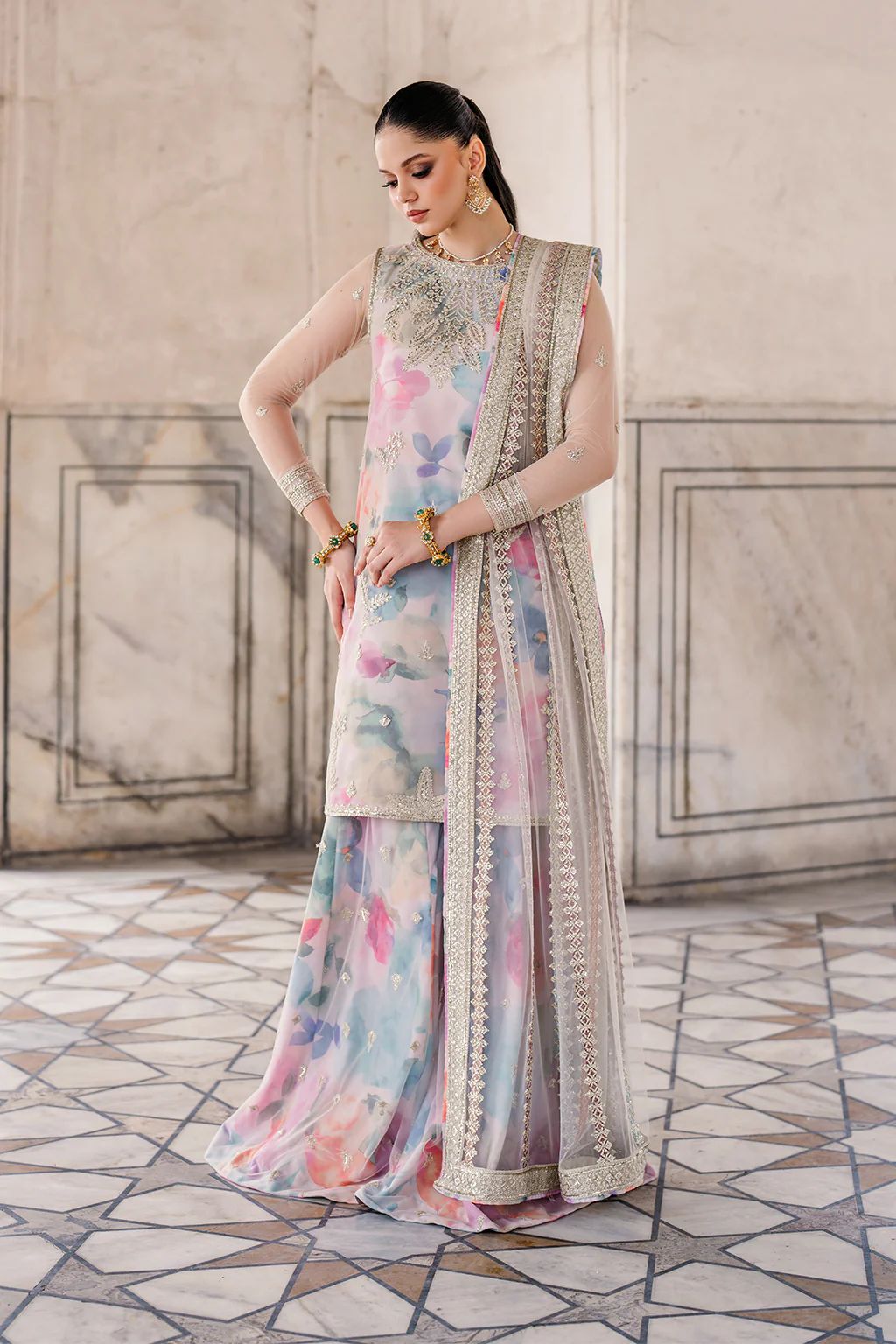 Iznik Wedding chiffon collection