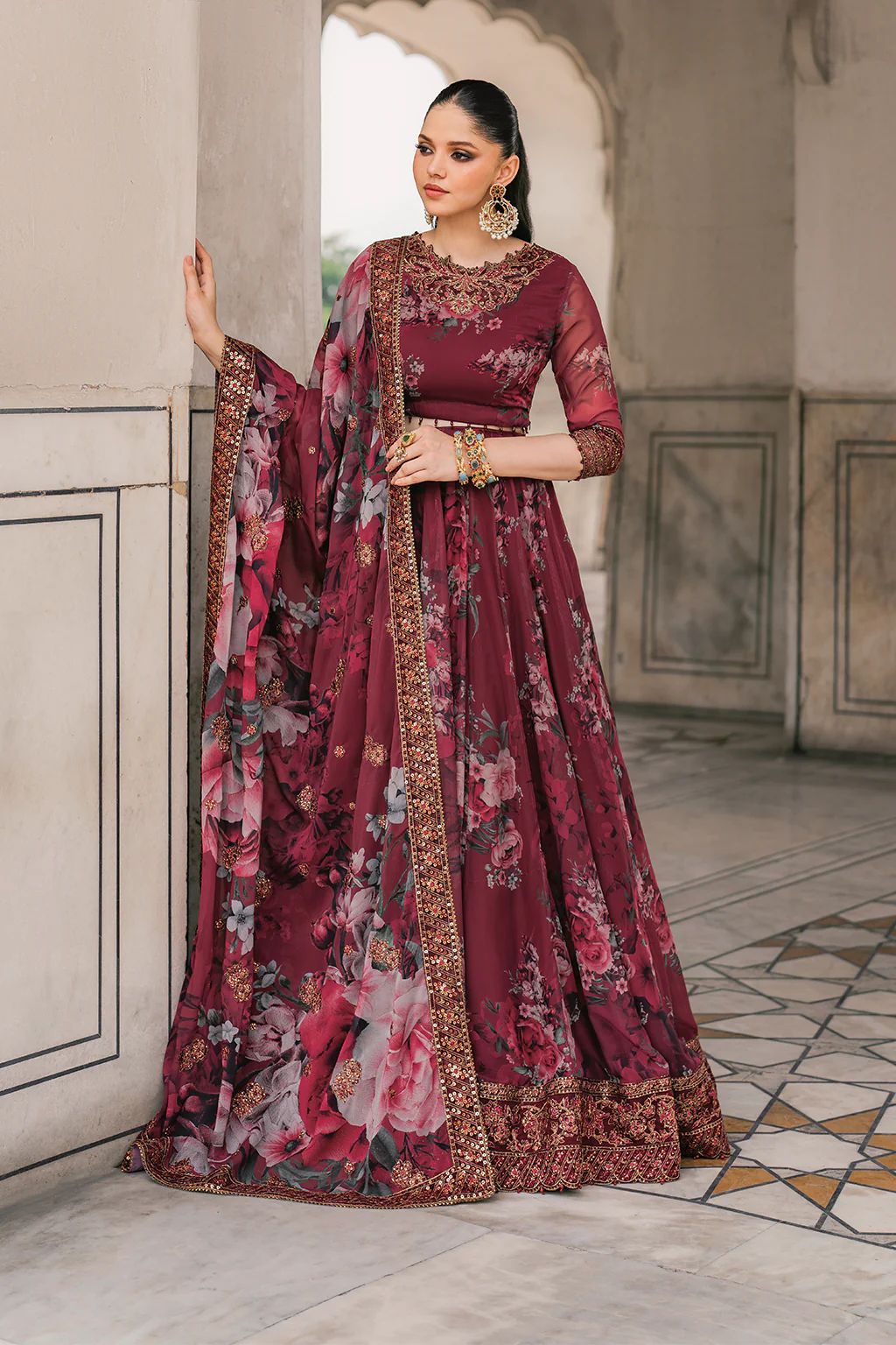 Iznik Wedding chiffon collection