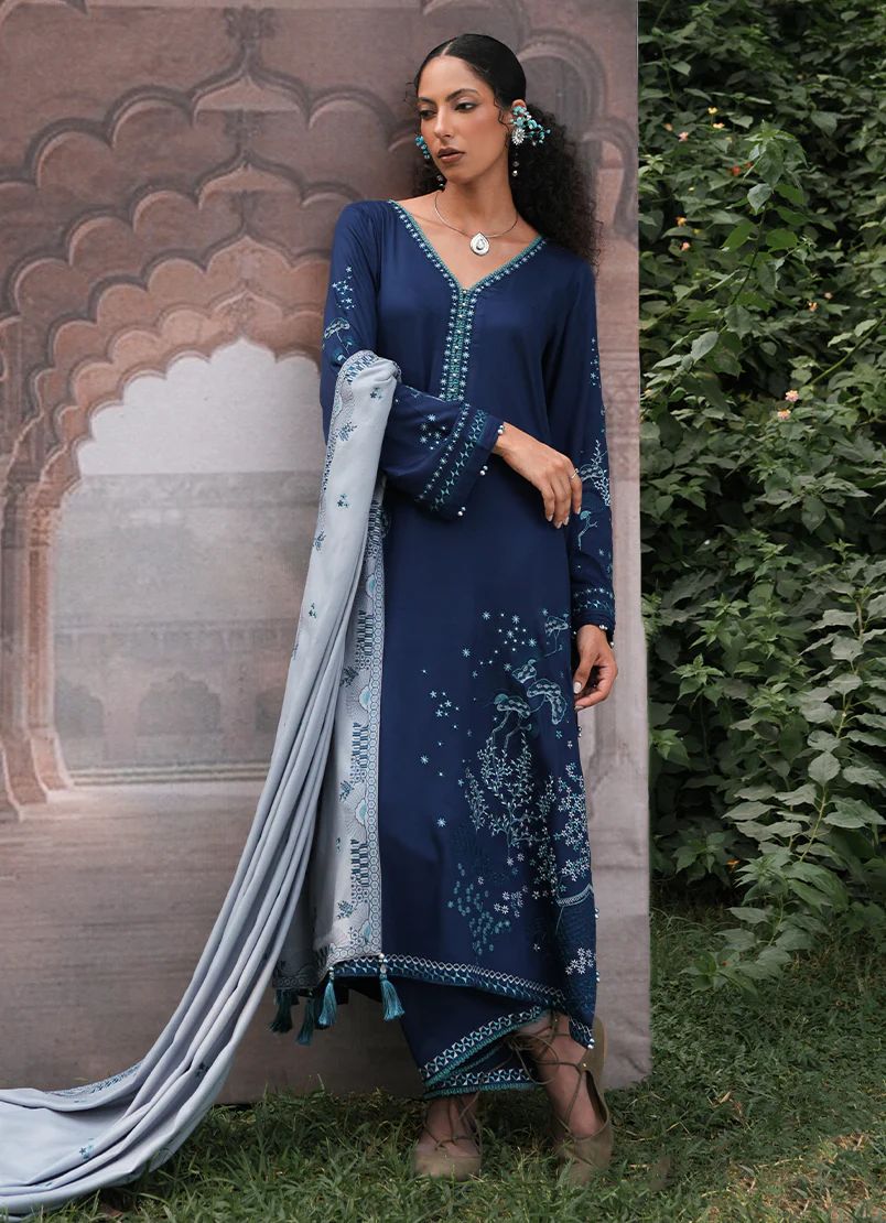 image winterkari Chikankari suits 2024