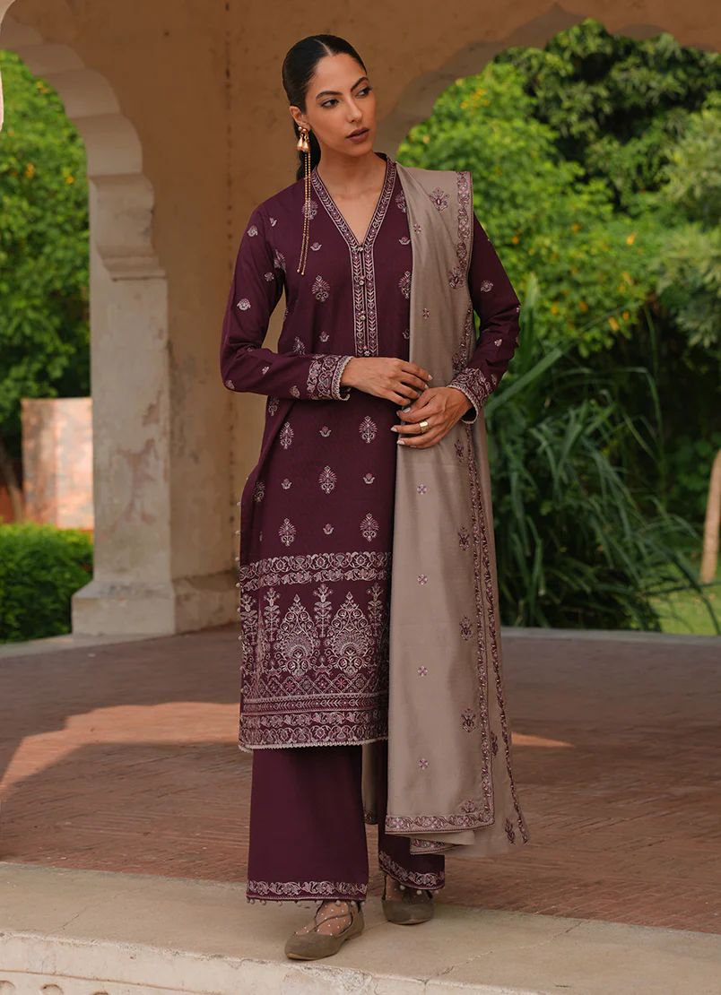 image winterkari Chikankari suits 2024