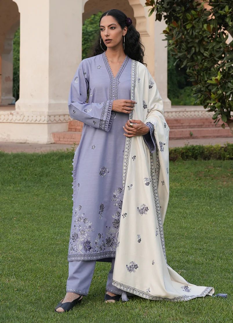 image winterkari Chikankari suits 2024