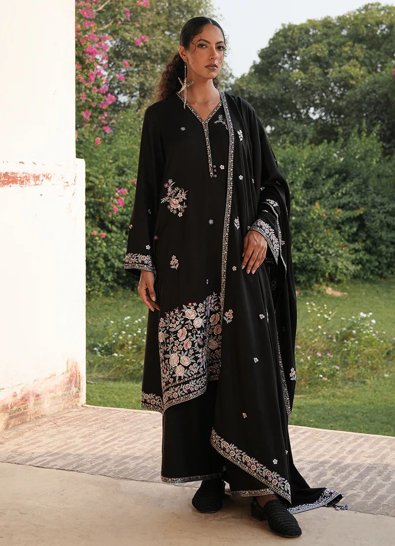 image winterkari Chikankari suits 2024