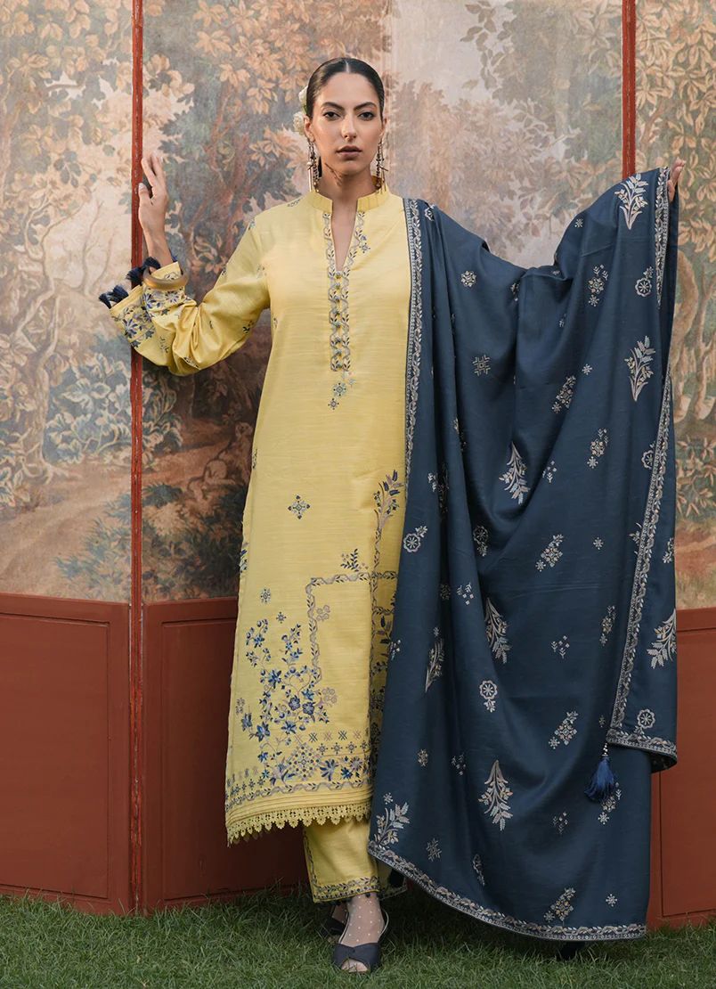 image winterkari Chikankari suits 2024