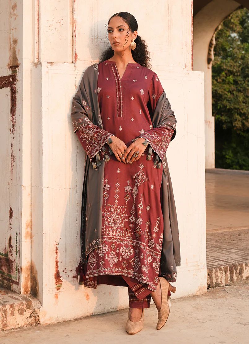 image winterkari Chikankari suits 2024