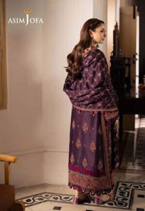 Asim Jofa pashmina collection winter suits collection Uk