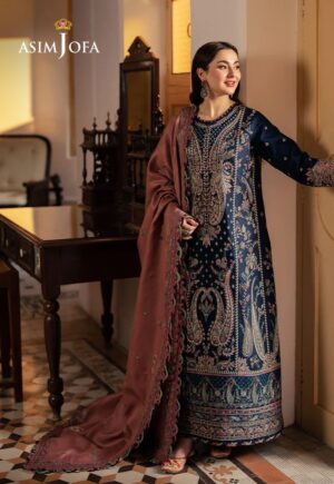 Asim Jofa pashmina collection winter suits collection Uk