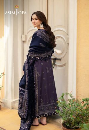 Asim Jofa pashmina collection winter suits collection Uk