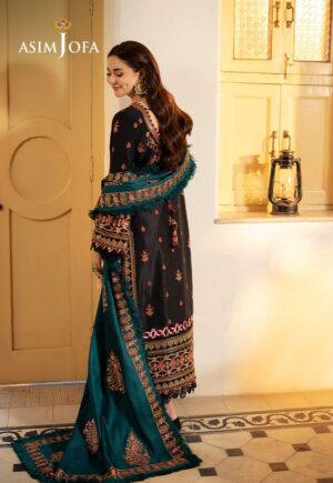 Asim Jofa pashmina collection winter suits collection Uk