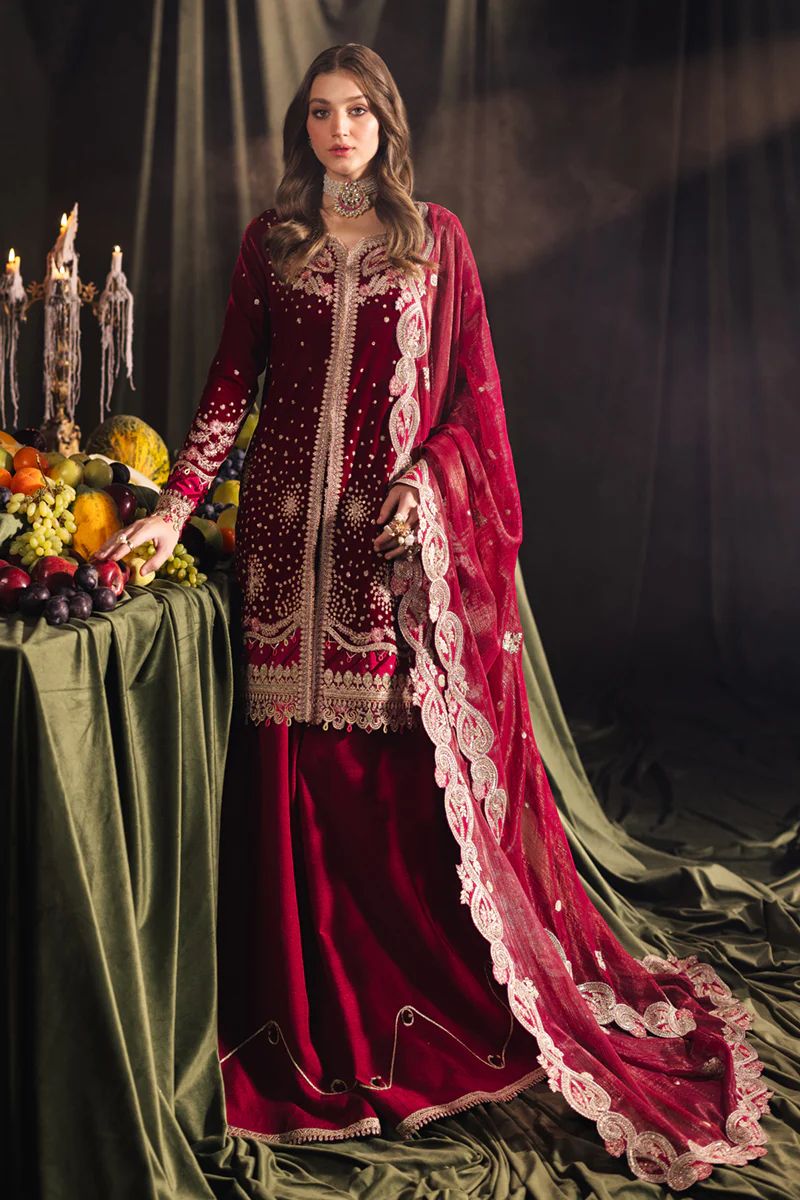 Qalamkar velvet collection 2024