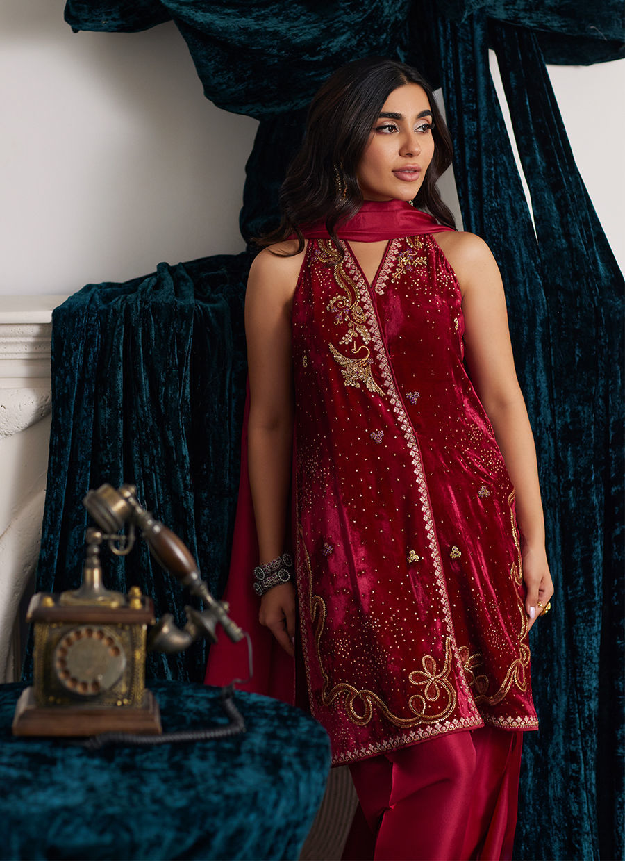 Farah Talib Aziz velvet collection