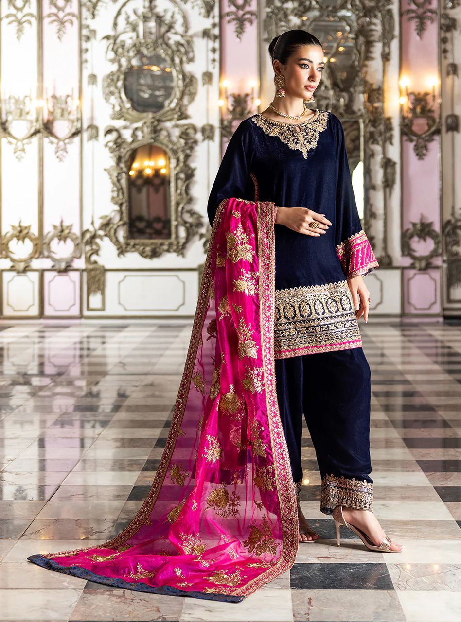 Zainab chottani velvet collection 2024