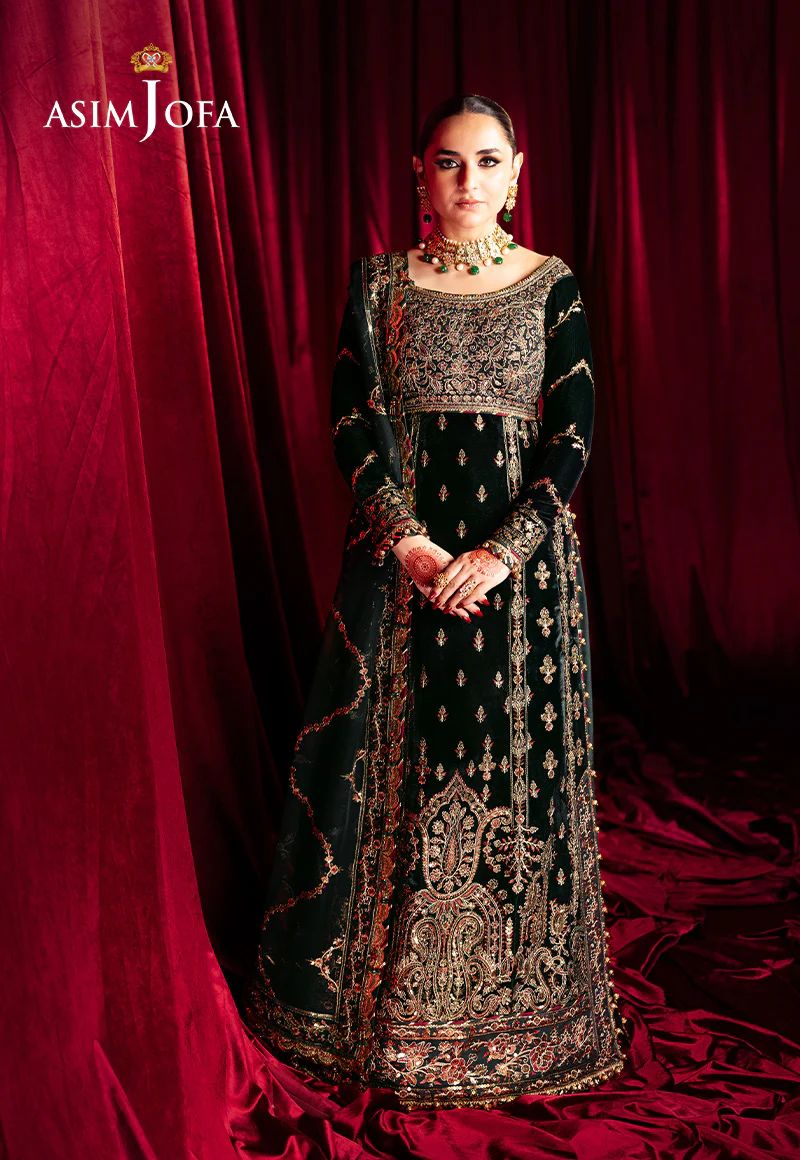 Asim Jofa velvet collection winter suits collection Uk