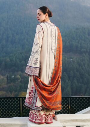 hussain Rehar winter shawl collection 2024 UK