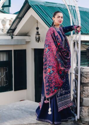 hussain Rehar winter shawl collection 2024 UK