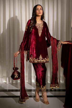 Ansab Jahangir velvet collection