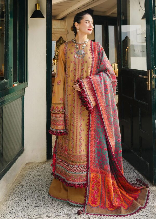 hussain Rehar winter shawl collection 2024 UK