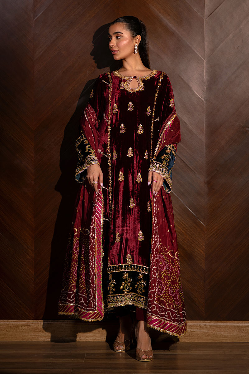 Ansab Jahangir velvet collection