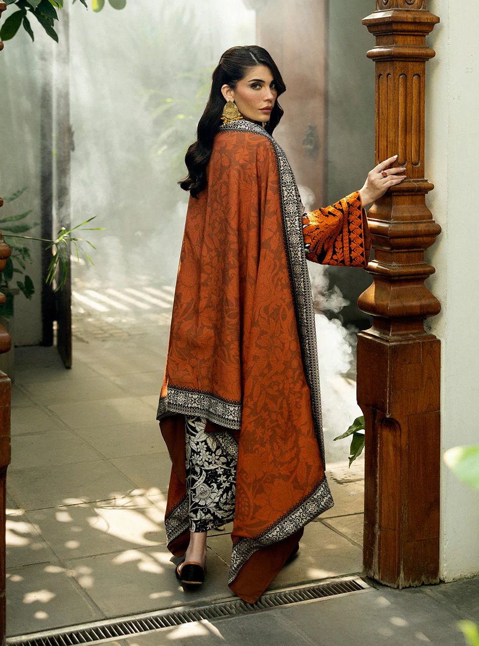 zainab chottani winter shawl collection 2024 UK