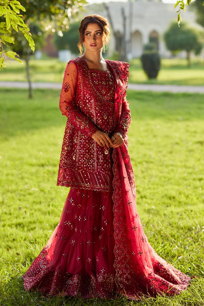 Qalamkar wedding formals collection 2024