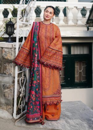 hussain Rehar winter shawl collection 2024 UK