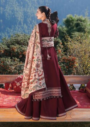 hussain Rehar winter shawl collection 2024 UK