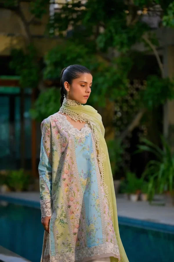 Zaib- Whispers of Summer/ Pistachio - Image 2