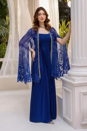 Maria B Chiffon - Cobalt Blue