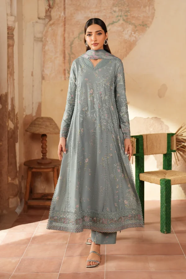 Embroidered Printed Linen