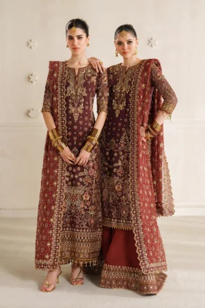 EMBROIDERED CHIFFON CH14-07