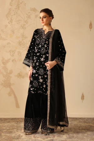 EMBROIDERED VELVET UF-4316