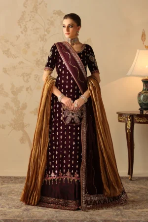 EMBROIDERED VELVET UF-4313