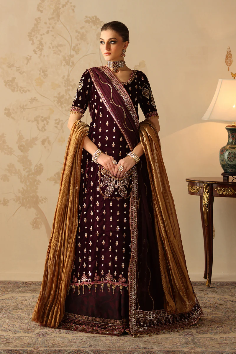 EMBROIDERED VELVET UF-4313