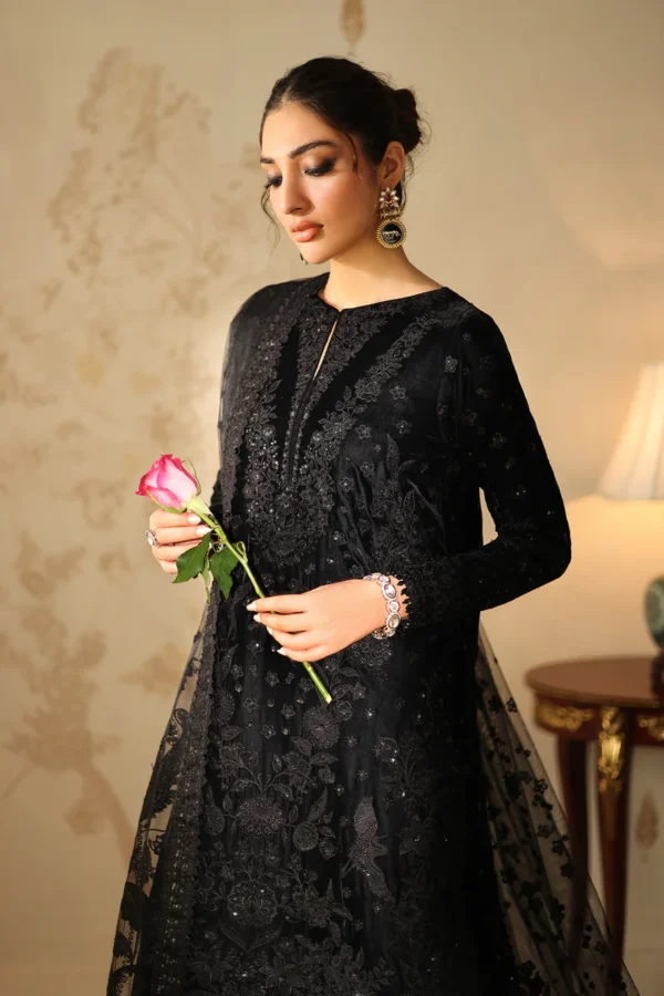 EMBROIDERED VELVET UF-4320 - Image 2