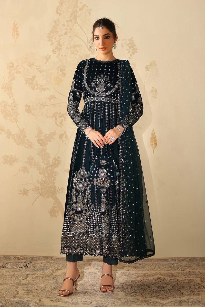 EMBROIDERED VELVET UF-4318