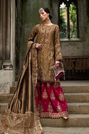 Embroidered Raw Silk Suit