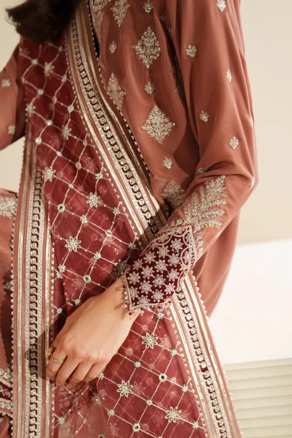 Embroidered Velvet Formal VVF D-3 - Image 2
