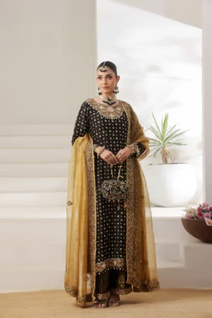 Luxury Hand Embellished 3pc - FW-10