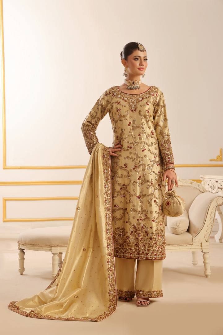 Luxury Hand Embellished 3pc - FW-13