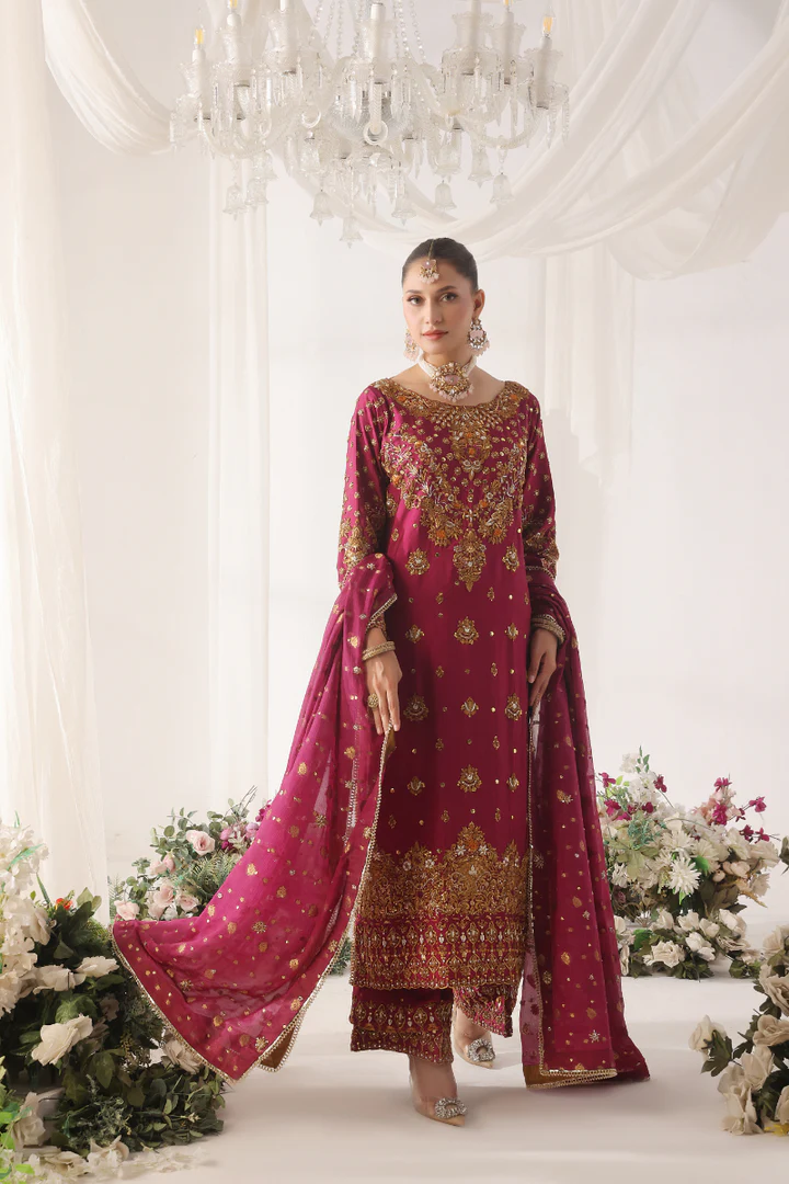 Luxury Hand Embellished 3pc - FW-21