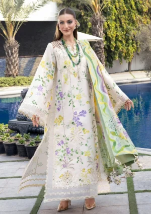 Lawn - Crimson - Flow Unstitched 26