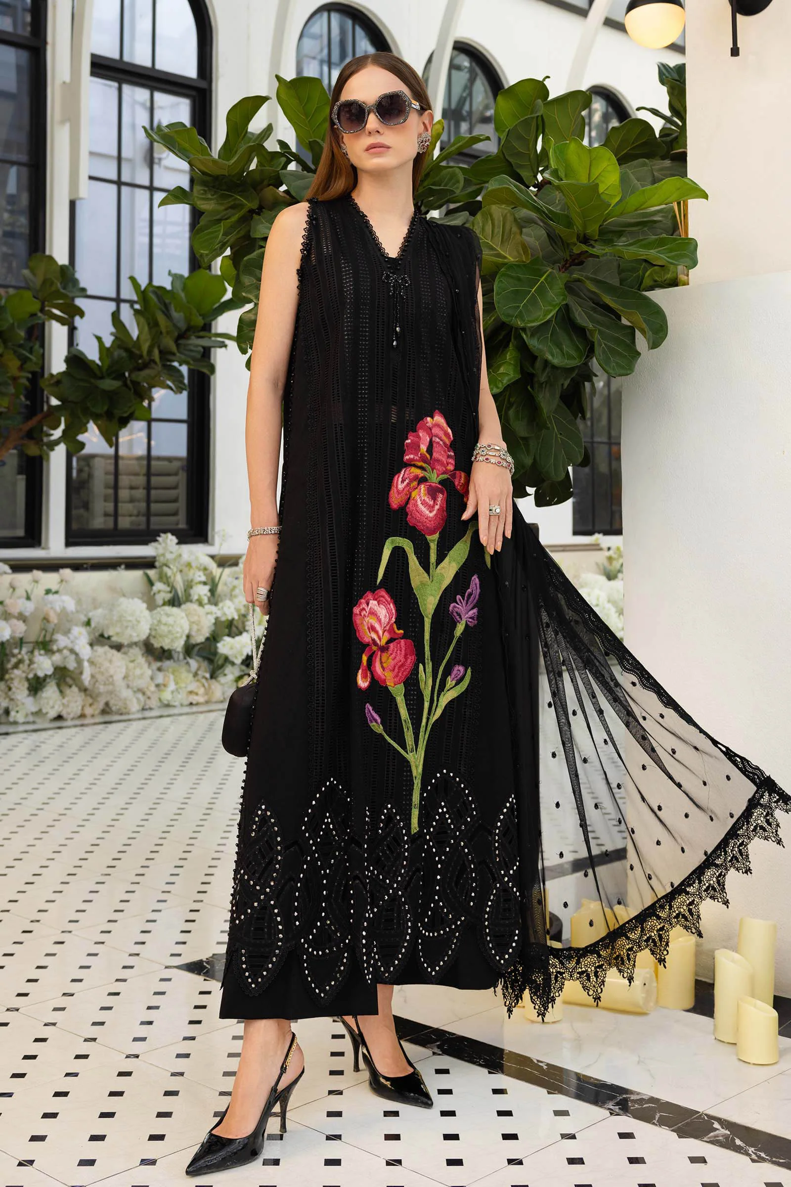 3 Piece Embroidered Lawn Suit