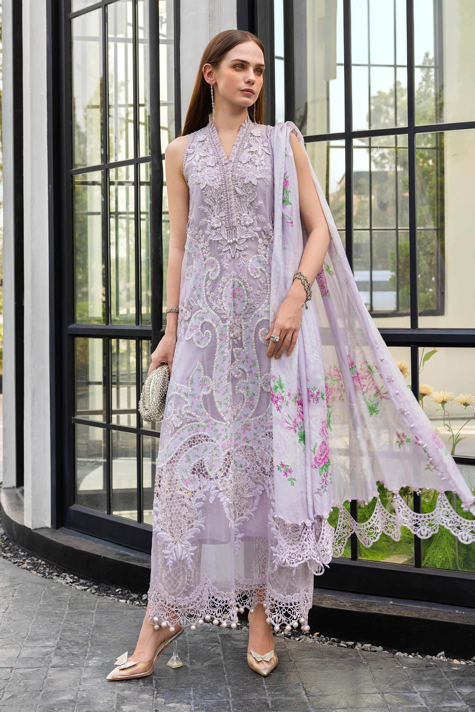 3 Piece Embroidered Lawn Suit