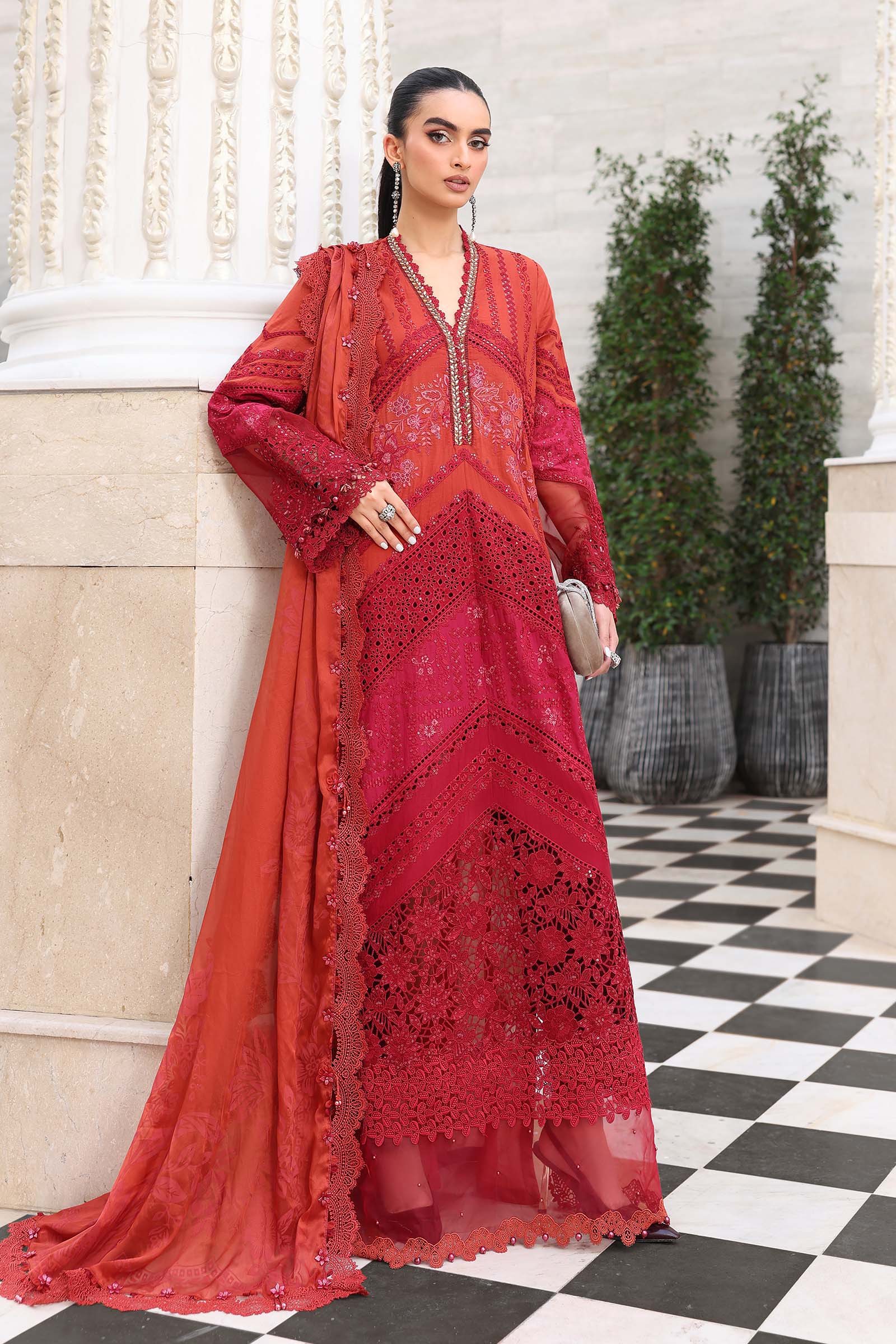 3 Piece Embroidered Lawn Suit