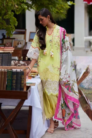 Embroidered 3 Piece Muzlin Suit