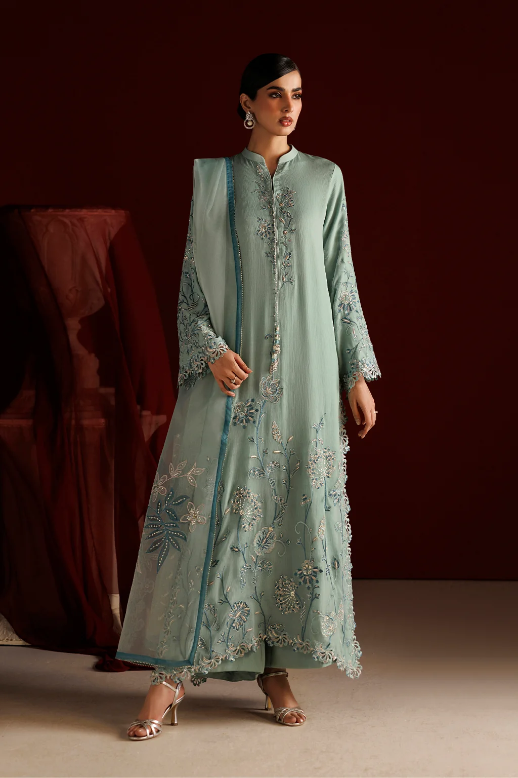 CC-112 Embroidered Chiffon